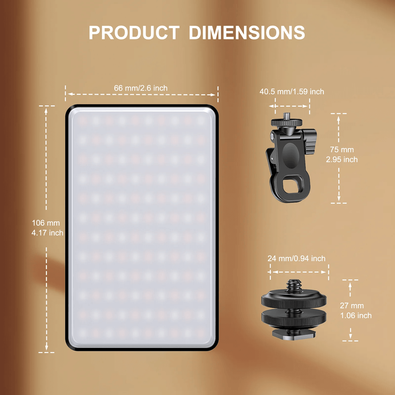 StudioGlow Portable Led Video Light 4