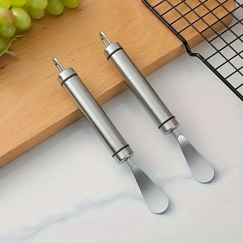 Stainless Steel Citrus Peeler With Handle For Easy Orange And Lemon Peeling 2