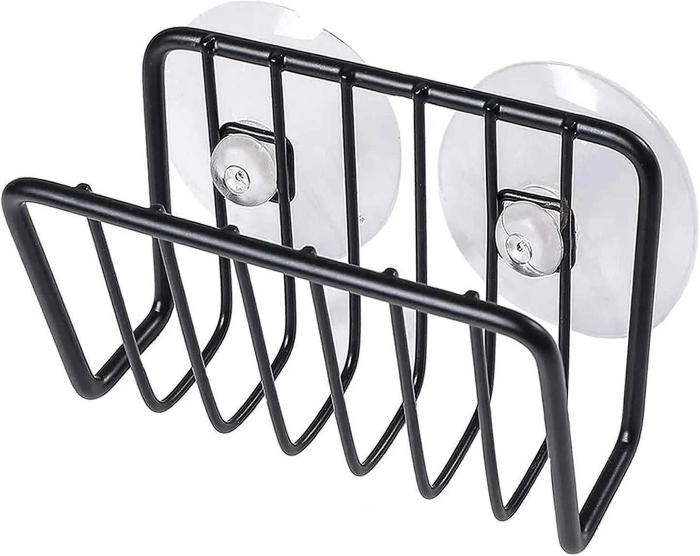 Stainless Steel Sponge Holder For Kitchen Sink With Suction Cups 6