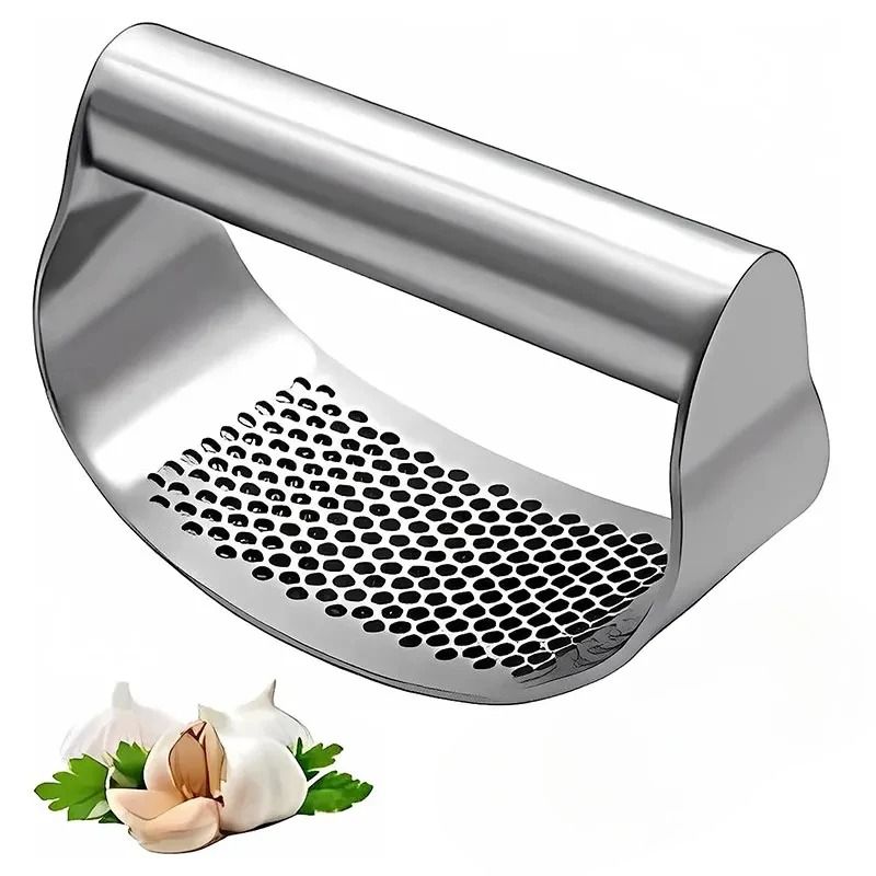 Upgraded Stainless Steel Garlic Press Squeezer Rocker Crusher 2
