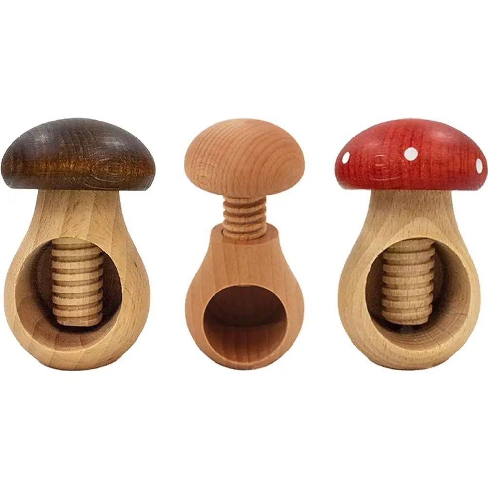 Walnut Cracker Adjustable Mushroom Shape Nutcracker 4