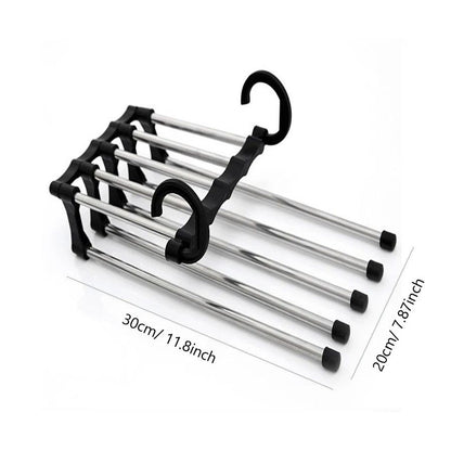 SmartSpace MultiLayer Folding Pants Rack  Wardrobe Clip Organizer 4