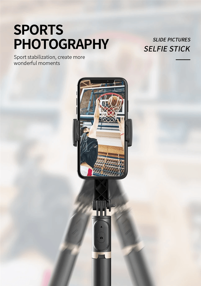 Foldable Gimbal Selfie Stick Tripod 3
