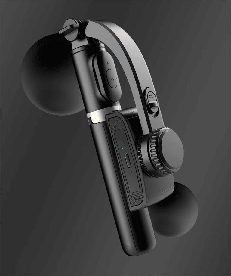 Foldable Gimbal Selfie Stick Tripod 4