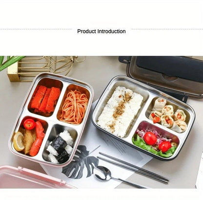 Daily Fresh Stainless Steel Bento Lunch Box  LeakProof MultiCompartment Meal Container 9