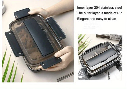Daily Fresh Stainless Steel Bento Lunch Box  LeakProof MultiCompartment Meal Container 1