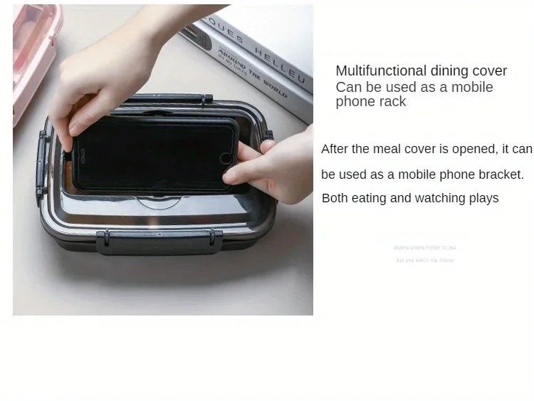 Daily Fresh Stainless Steel Bento Lunch Box  LeakProof MultiCompartment Meal Container 2
