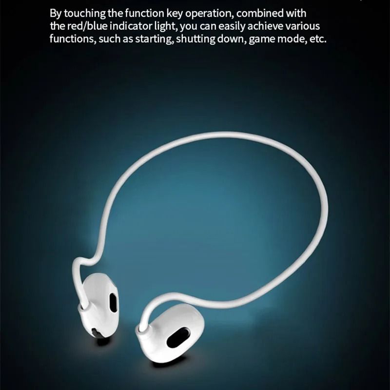 Air Conduction Sports Earbuds Bluetooth 53 Wireless Headphones With Long Battery Life And Built In  2
