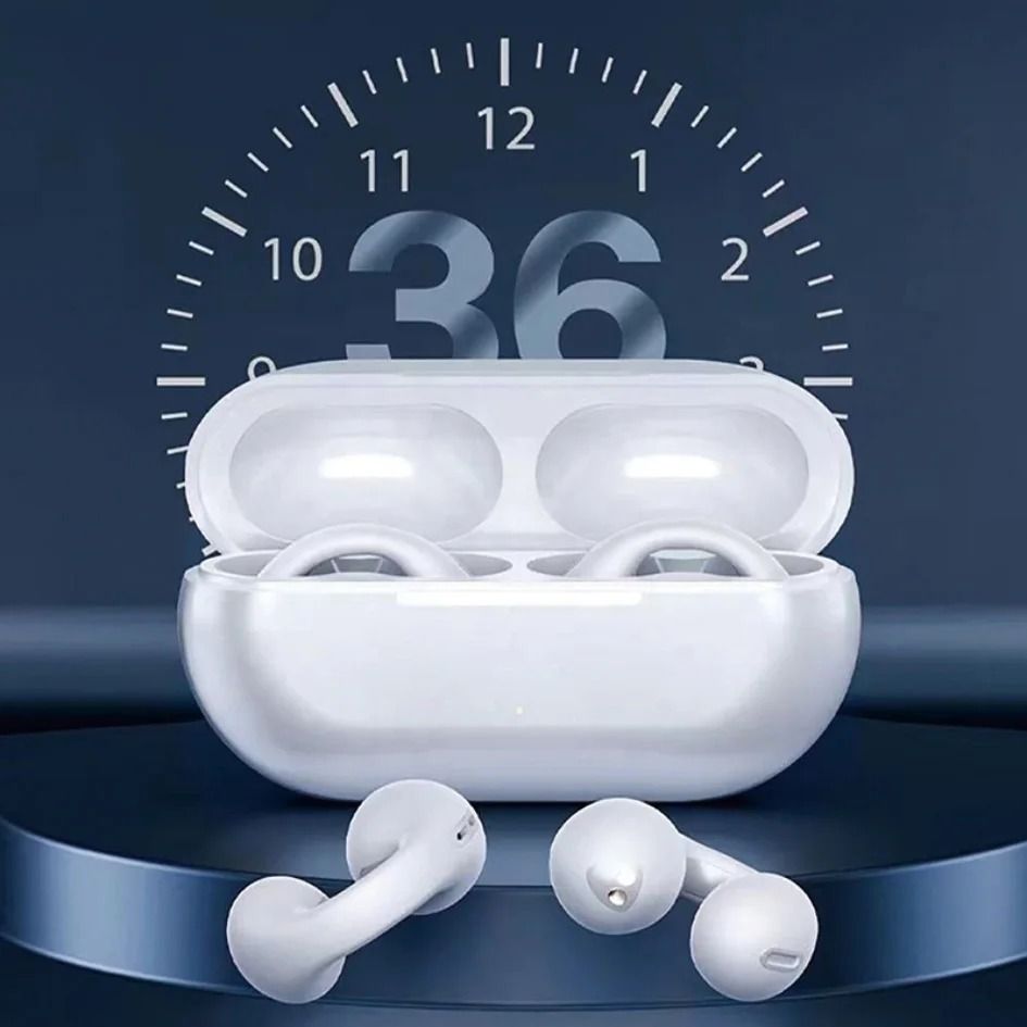 Clip On Wireless Air Conduction Sports Headphones Bluetooth 53 Earphones With Mic 2