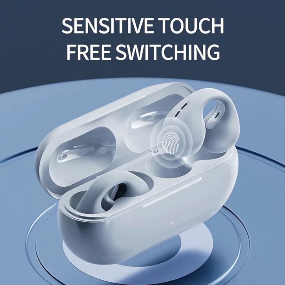 Clip On Wireless Air Conduction Sports Headphones Bluetooth 53 Earphones With Mic 3