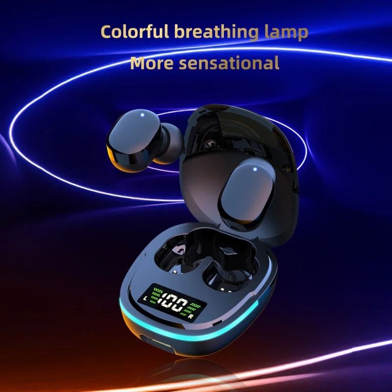 Wireless Bluetooth Earphones With LED Display And Noise Cancelling Mic 2