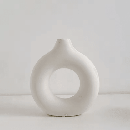 Modern Donut Circle Flower Vase 4