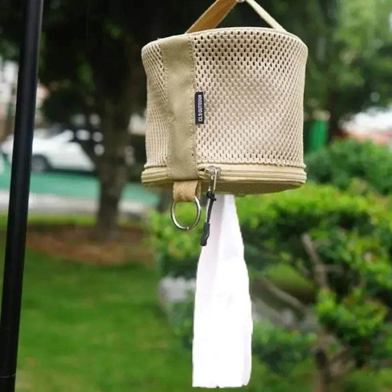 Portable Outdoor Camping Tissue Holder with Hook