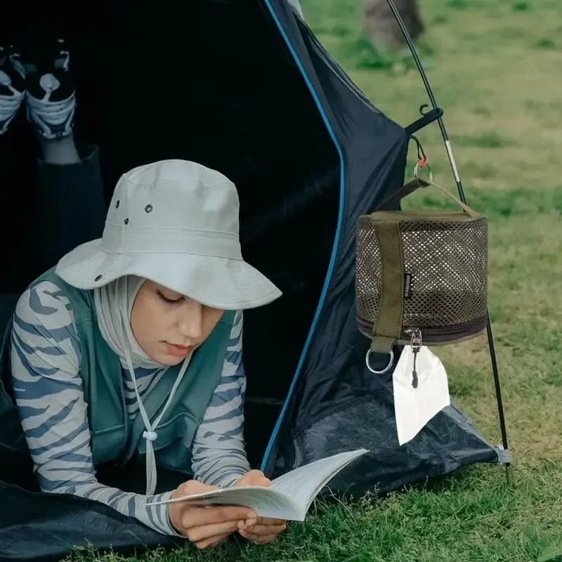 Portable Outdoor Camping Tissue Holder With Hook 3