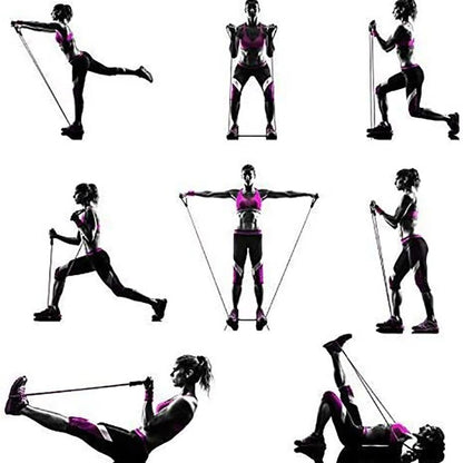 Resistance Bands With Handles, Strength Training Equipment At Home, Workout Bands With Handles For Men Women