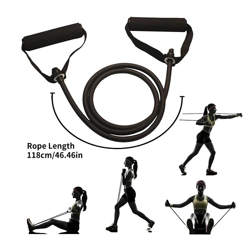 Resistance Bands With Handles, Strength Training Equipment At Home, Workout Bands With Handles For Men Women