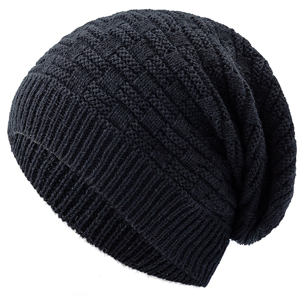 Casual Beanies For Men and Women, Unisex Slouchy Winter Hat Long, Size Knitted Hat, Solid Bonnet Cap