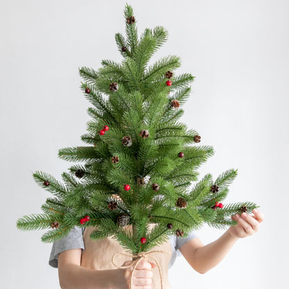 Creative DIY Wall Christmas Tree LED Light String Decor Small Door Hanging Christmas Decoration Hom 5