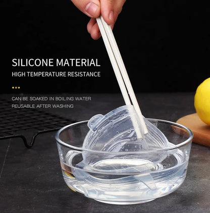 EcoSeal Silicone StretchLid Set  6Piece Universal Food Covers 5