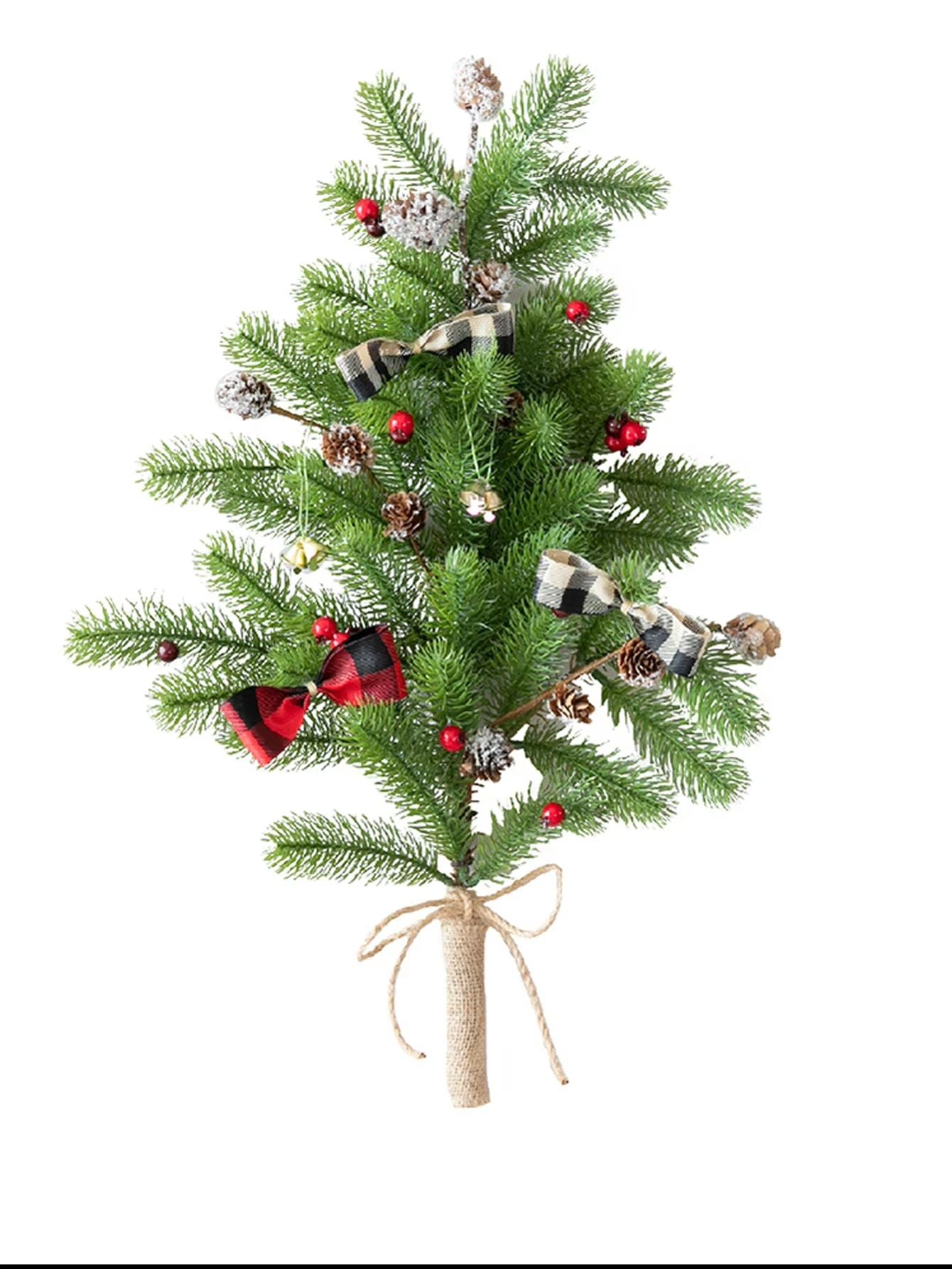 Creative DIY Wall Christmas Tree LED Light String Decor Small Door Hanging Christmas Decoration Hom 9