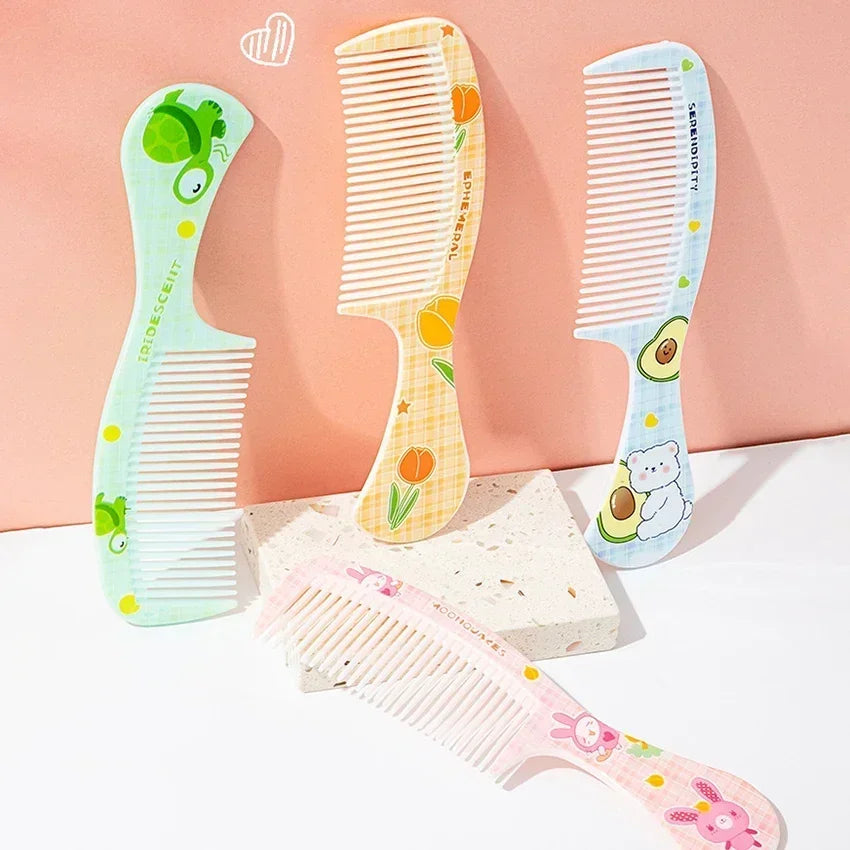 Kids Cute Rabbit Bear Comb New Portable Untangling Hair Brush Children Hairbrush Health Care Tools  4