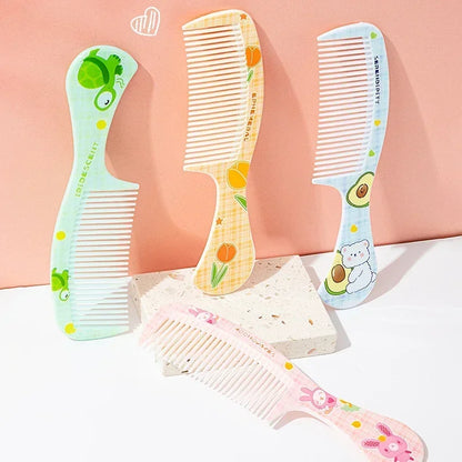 Kids Cute Rabbit Bear Comb New Portable Untangling Hair Brush Children Hairbrush Health Care Tools  4