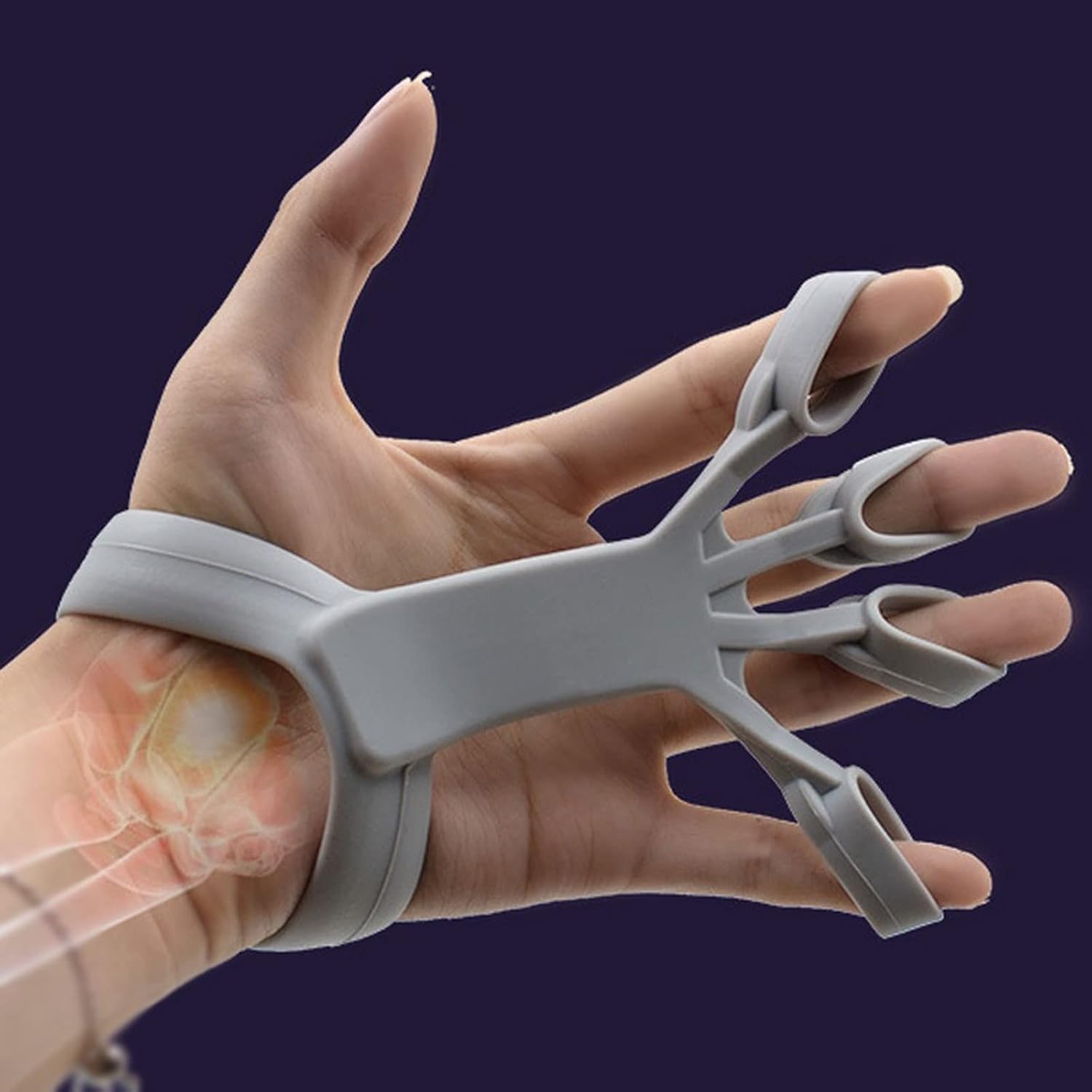 Adjustable Finger Exercise Training Thruster Finger, Hand Resistance Band, Strength & Recovery