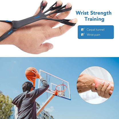 Adjustable Finger Exercise Training Thruster Finger Hand Resistance Band Strength  Recovery 3