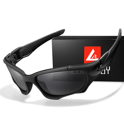 Polarised Sunglasses for Men Women, UV Protection Camouflage Shades, Outdoor Fishing Hiking Cycling Driving Glasses