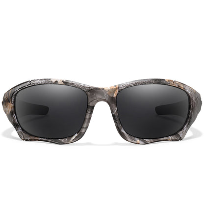 Polarised Sunglasses for Men Women, UV Protection Camouflage Shades, Outdoor Fishing Hiking Cycling Driving Glasses