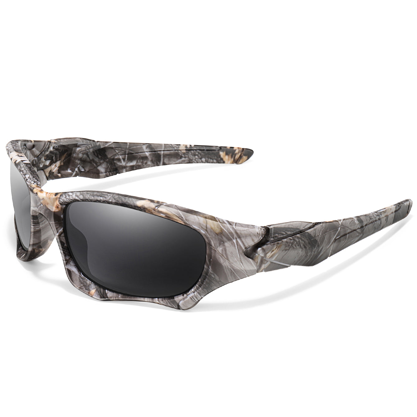 Polarised Sunglasses for Men Women, UV Protection Camouflage Shades, Outdoor Fishing Hiking Cycling Driving Glasses