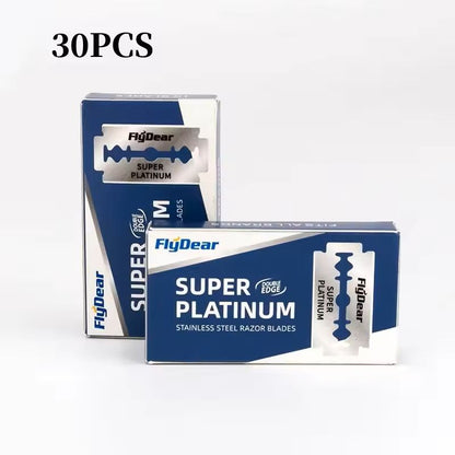 Adjustable Folding Double Edge Safety Razor For Men With 5 TitaniumCoated Blades 1
