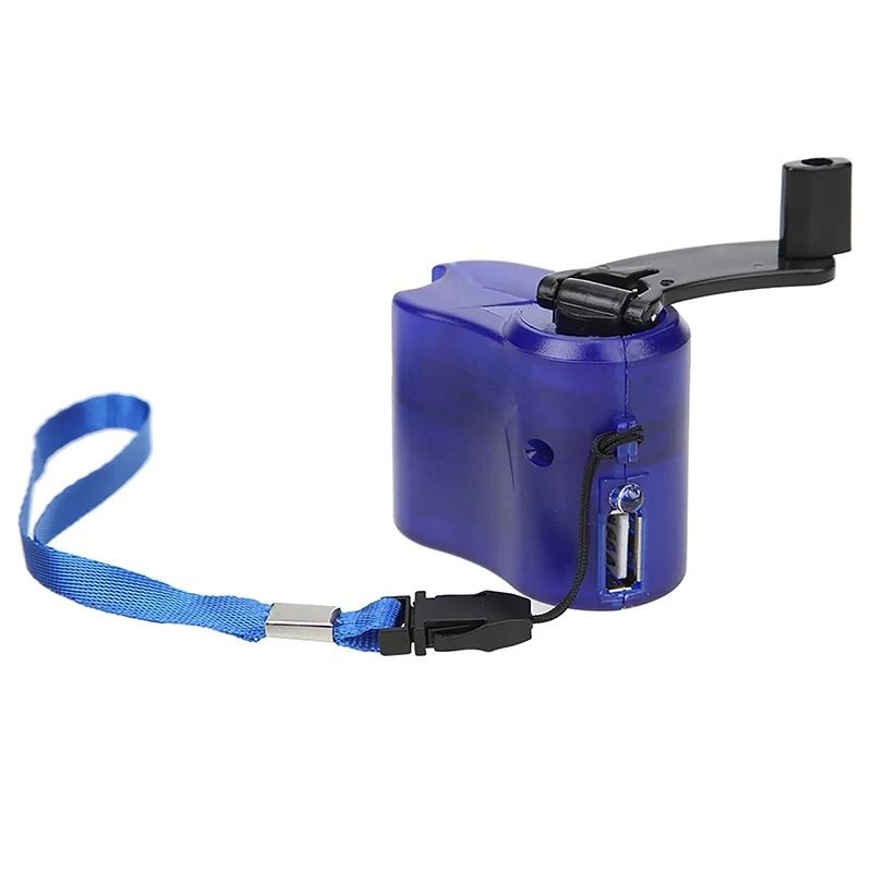 Emergency Outdoor Hand Crank Power Dynamo Charger 8