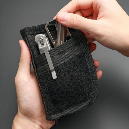 Portable Outdoor EDC Tool Storage Bag – Mini Pocket Organizer for Gear, Cards and Everyday Carry