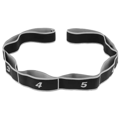 Multi Segment Belt Yoga Fitness Products, Yoga Stretch Resistance Bands Adult High Elasticity, Yoga Assisted Stretching