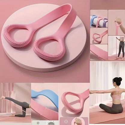 Reinforced Elastic Rope Exercise Band Figure 8 Back And Shoulder Resistance Band Home Fitness Yoga  2