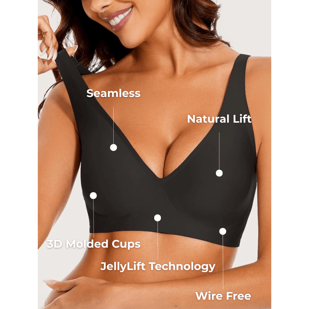 Seamless Push Up Jelly Bra 1