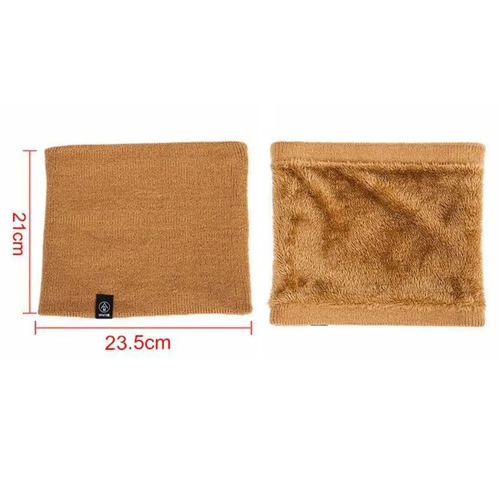 Fashion Soft Knitted Neck Warmer Sport Scarf Winter Running Face Cover Women Men Thick Cold Proof C 2
