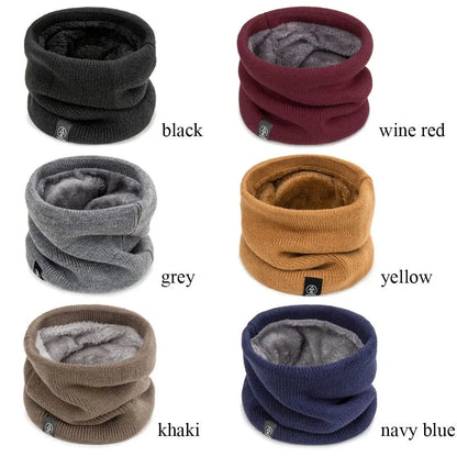 Fashion Soft Knitted Neck Warmer Sport Scarf Winter Running Face Cover Women Men Thick Cold Proof C 3