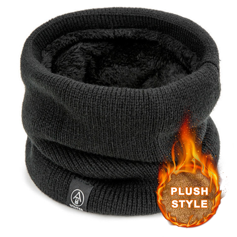 Fashion Soft Knitted Neck Warmer Sport Scarf Winter Running Face Cover Women Men Thick Cold Proof C 6