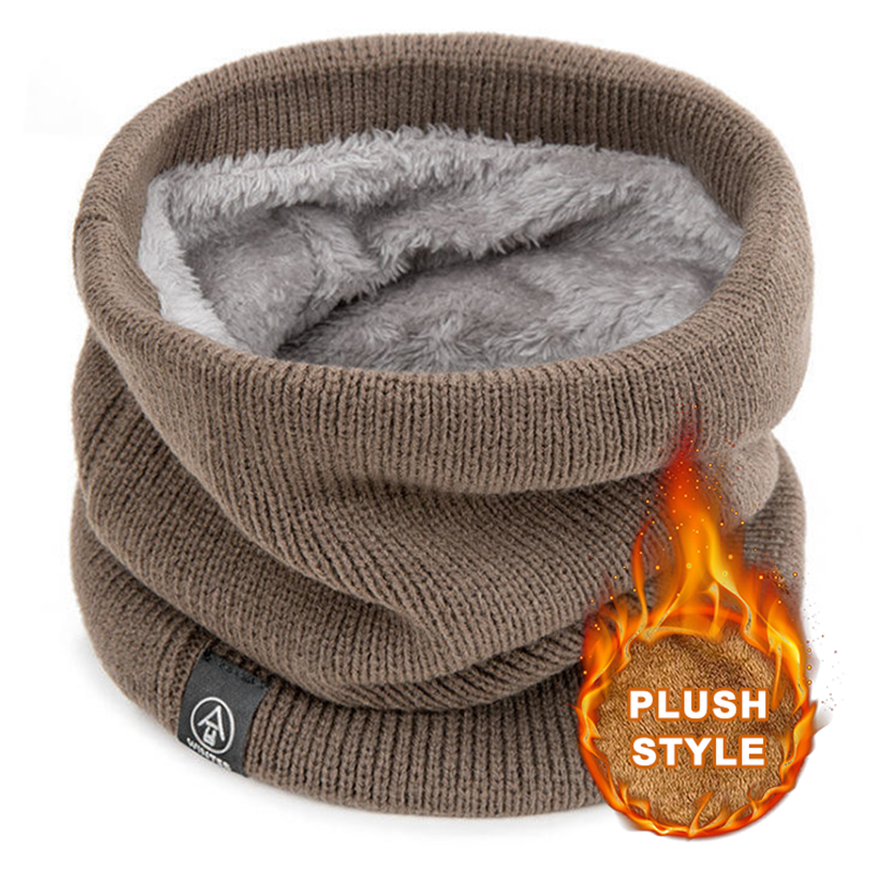 Fashion Soft Knitted Neck Warmer Sport Scarf Winter Running Face Cover Women Men Thick Cold Proof C 7