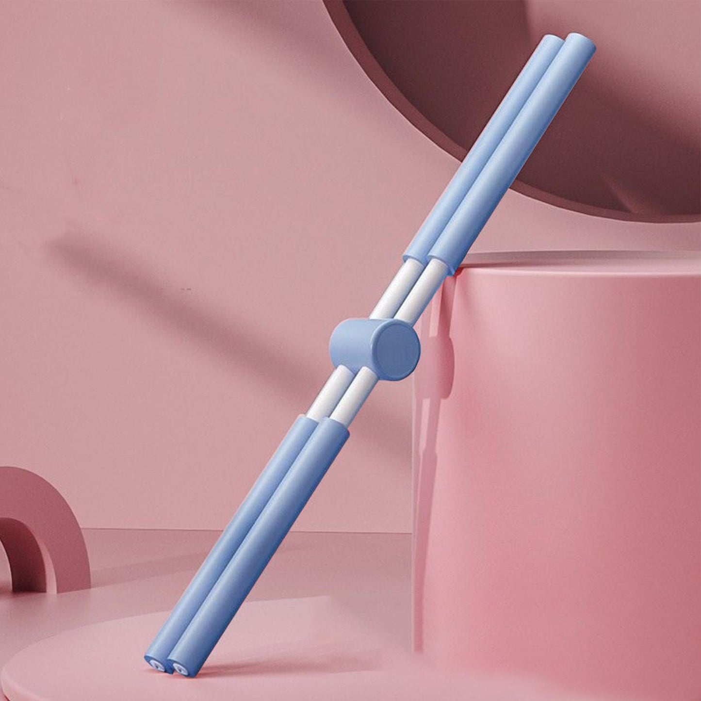 Fitness standing posture training buckle body shape stick, Yoga posture correction stick, Telescopic Pilates posture cor