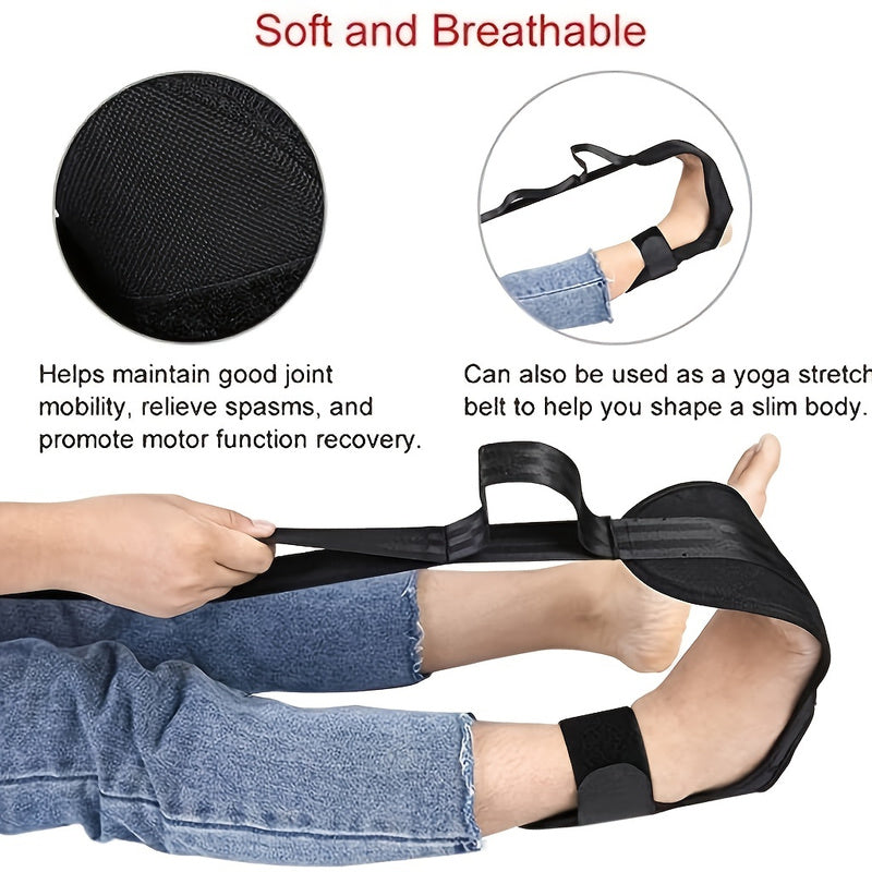 Leg and Foot Stretching Bands for Yoga, Pilates, and Rehabilitation, Relieve Tension
