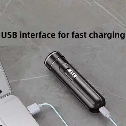 USB Rechargeable Wet  Dry Electric Razor For Men 2