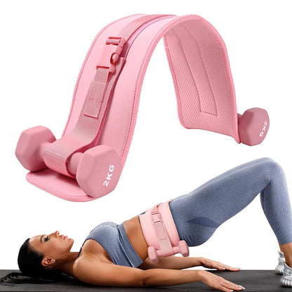Weight Training Plank Squats Belt, Dumbbell Load Assist Straps, Hip Protection Workout Belt