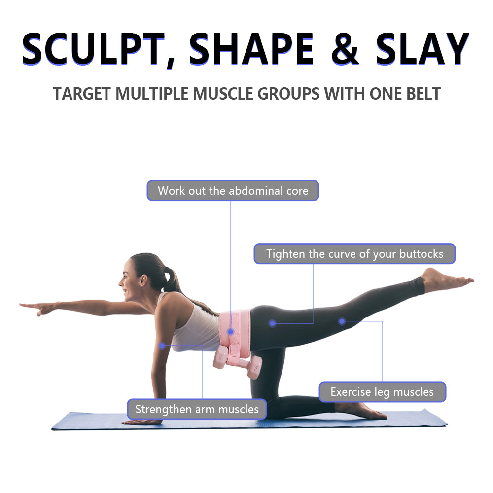 Weight Training Plank Squats Belt, Dumbbell Load Assist Straps, Hip Protection Workout Belt