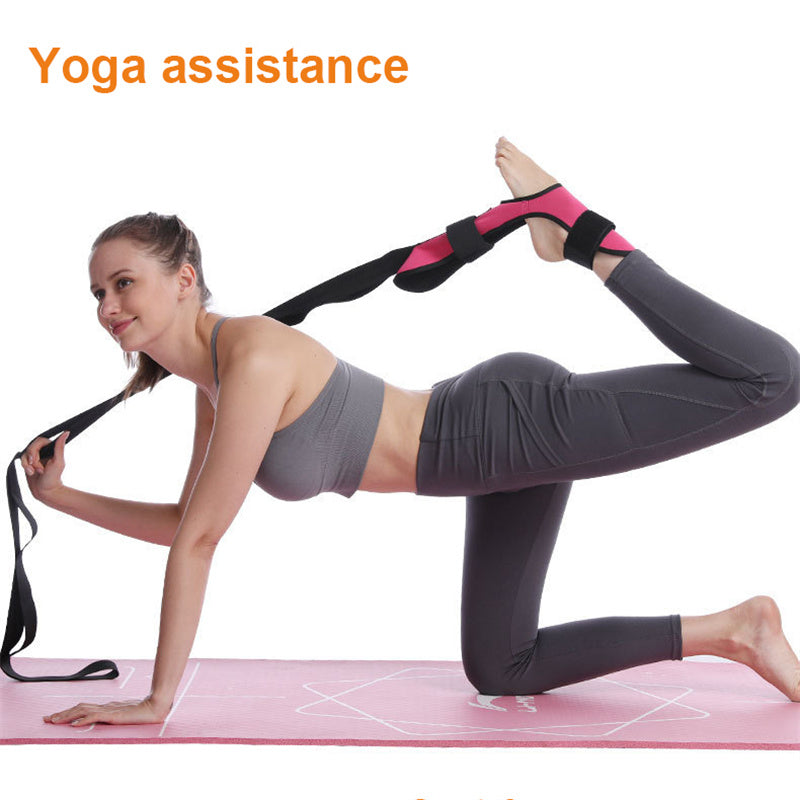 Foot Stretching Trainer Band, Fascia Stretcher Yoga Strap Belt, Leg and Foot Exerciser Accessories