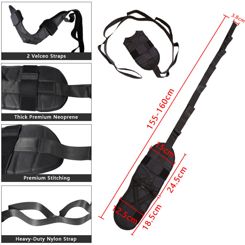 Foot Stretching Trainer Band, Fascia Stretcher Yoga Strap Belt, Leg and Foot Exerciser Accessories