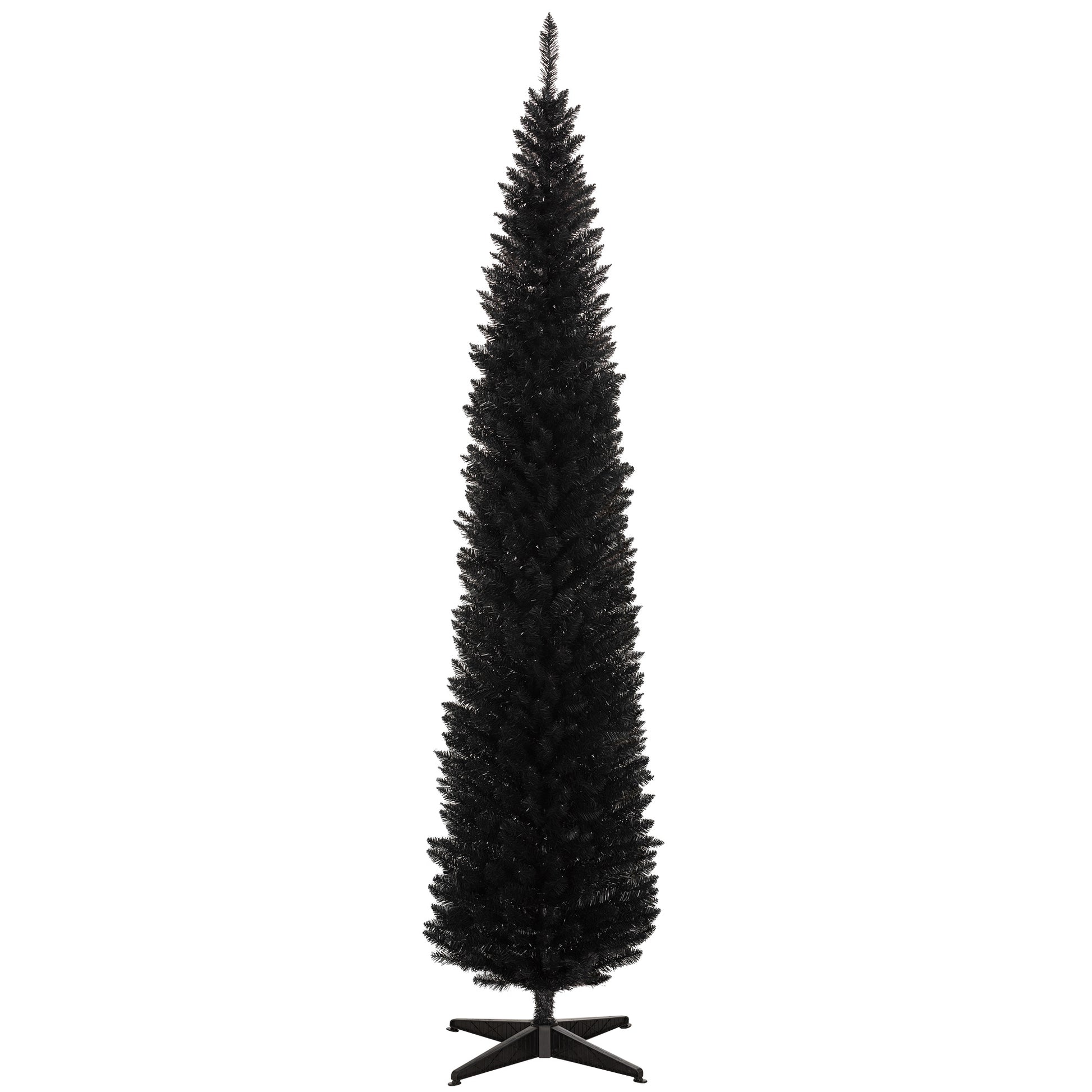 Artificial Christmas Tree Indoor Realistic Holiday Decoration Black 1