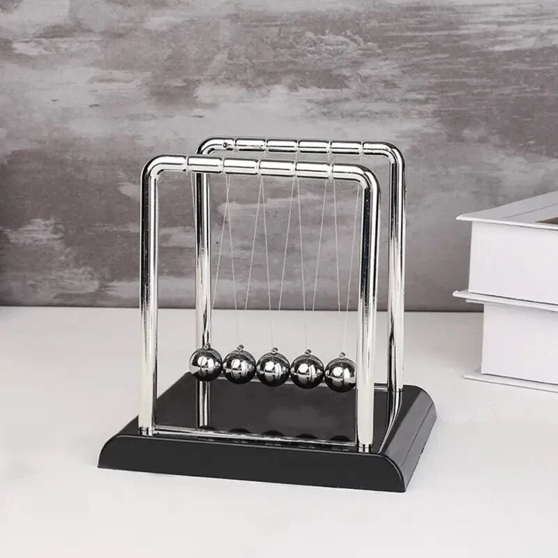Newton's Cradle Balance Steel Ball, Pendulum Desktop Toys, Physics Science Stress Relief Gift